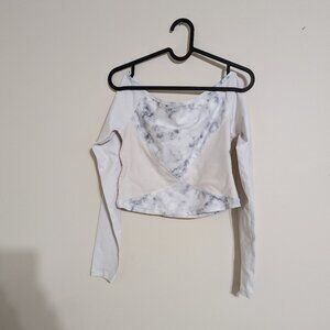 Buff Bunny Long Sleeve Crop Top